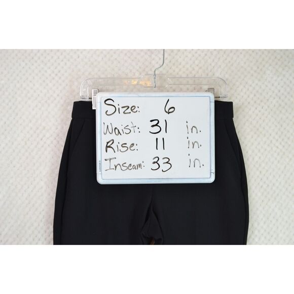 Express Editor Women's 6 Tall Black Mid Rise Bootcut Pant - Picture 8 of 15